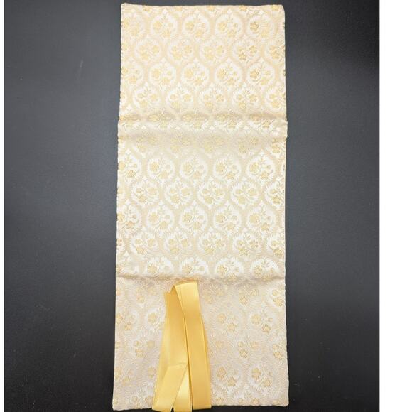 Vintage Hortense Hewitt Hosiery Case Floral Brocade Ribbon Wedding Gift 60s - Picture 5 of 10